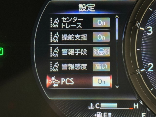 安全装備も標準装備です。