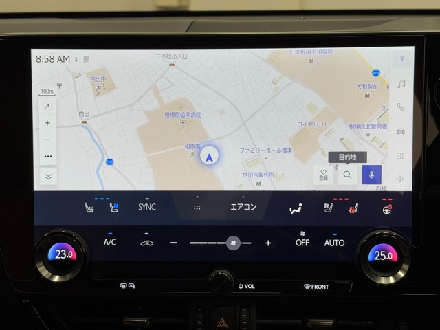 最新の地図をインストールして納車します