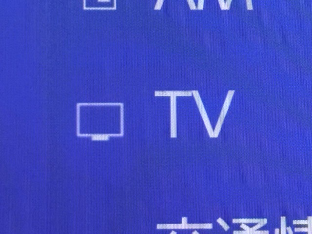 デジタル放送視聴可能。